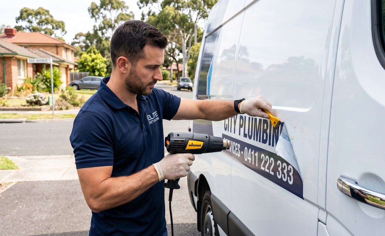 car signage removal mobile service