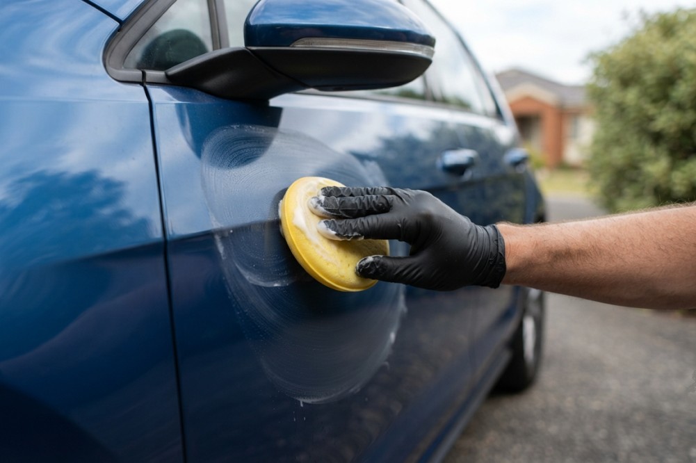 Car detailing wax